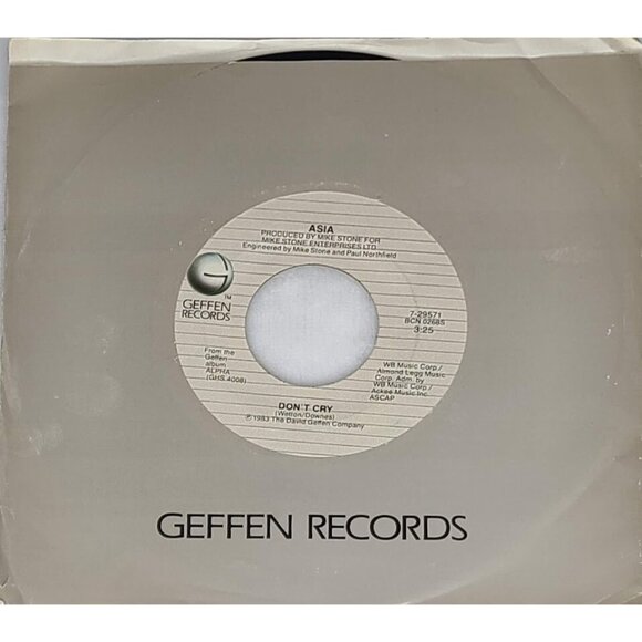 Asia Don t Cry / Daylight 45 RPM 1983 Geffen 7-29571 - Picture 1 of 8